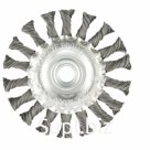 Щетка для УШМ Matrix, d=100 мм, М14, плоская, крученая проволока 0.5 мм