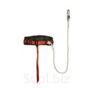 Удерживающая привязь (безлямочная) со стропом из полиамидного каната и карабином К1  - УС I В