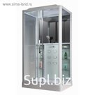 Душевая кабина Loranto CS 127 L, 90 x 120 x 215 см, белая, стекло 6 мм, дверь cдвижная, левая