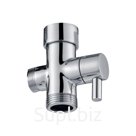 Дивертор KАISER 315, для смесителя, поворотный, латунь, хром