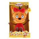 МЯГКАЯ ИГРУШКА "МУЛЬТИ-ПУЛЬТИ" 3 КОТА. КАРАМЕЛЬКА 16СМ, ОЗВУЧ. В КОР. в кор.12шт