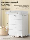 Комод пеленальный ИНКАНТО Nova 600/4, 85×64×45 см, ЛДСП, белый