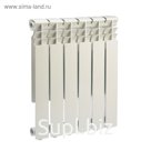 Радиатор алюминиевый REMSAN Master, 500х80 мм, 6 секции