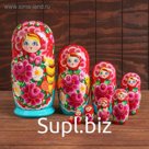 Матрёшка 10 в 1, расписная большая, цвета МИКС