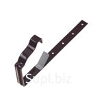 Держатель желоба из металла МП "Модерн",  квадратная Толщина: 4.0 120х86