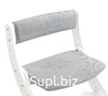 Set of cushions for a chair, light gray, for a growing chair made of MDF (in a set) Article: 11301