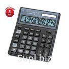Калькулятор настольный Citizen SDC-414N, 14 разр., двойное питание, 158*204*31мм, черный