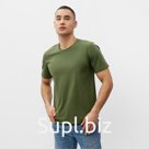 Футболка мужская MINAKU REGULAR FIT: цвет хаки, р-р 48