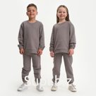 Костюм детский (свитшот, брюки) KAFTAN Basic line, размер 32 (110-116 см), серый