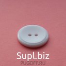 Пуговица пластик 2х прокол. арт. ВР 6 матовая