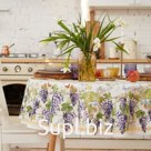 Скатерть "Этель" Provence d=220 +/- 3см, 100% хлопок, саржа 190 гр/м2