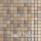 Стеклянная плитка spmix-brown-orange-096 с напылением