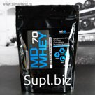 Протеин MD Whey 70% белка молочной сыворотки 300 г. Земляника со сливками
