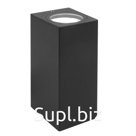Фасадный светильник Arte Lamp Artefact A3404AL-2BK, GU10, 2х35 Вт, 7х8х16 см, чёрный