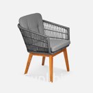 Стул Letto (без упаковки) Чёрный металлик, RAL 9005, Jamaica grey