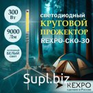 Круговой фонарь-прожектор уличный светодиодный REXPO, 3 м, 300Вт, IP65, 12В; Артикул: REXPO-СКО-300