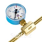 Устройство для заправки баллонов с манометром L=850 мм, G3/4-G3/4