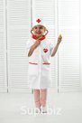 DOCTOR set 3 items: robe, cap, stethoscope cotton Article: 89818