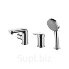 Смеситель для акриловой ванны 35к IDDIS TORSB30i07 "Torr" (3 отв.) ХРОМ*