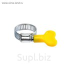 Хомут с "барашком" TUNDRA krep, сквозная просечка, диаметр 11-20 мм, ширина 8 мм