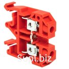 Колодка клеммная JXB-2.5/35 (25а) крас. EKF plc-jxb-2.5/35r