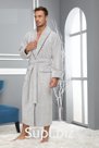 2985 Халат мужской Nusa Triga 3XL светло-серый