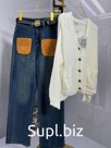 Total Look LOEWE Джинсы с ремнем и кардиган