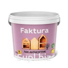 Лак-антисептик Faktura беленый дуб, ведро 0,9 л