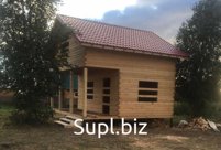 Дачный дом с верандой из профилированного бруса 100×150
