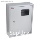 Щит учета EKF ЩРУН 1/9 Э, IP31, для 1ф счетчика, наружный, с окном, 360х280х110 мм