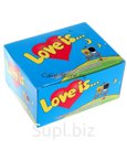 Жевательная резинка Love Is Strawberry Banana bubble gum (4,2 г * 100 шт)