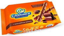 Вафельные трубочки с шоколадным кремом 0,175гр СЛАДОНЕЖ
