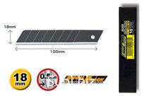 Лезвие  Olfa BLACK MAX сегментированное, 18х100х0,5мм, 10шт