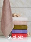 Полотенце махровое DAIRE 100% хлопок (50x90) сер, 450гр