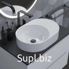 Раковина накладная Uperwood Luna 50 см, овальная