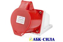 Розетка HT- 125 32А стац. 3Р+РЕ+N 380В. IP-44