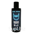 Super-observing gel shampoo for the face and beard Blue Neon-Blue chamomile and lavender