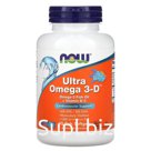 БАД «Now Foods» Ultra Omega 3-D, 600 EPA / 300 DHA, 90 капсул