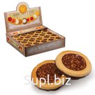 Печенье БИСКОТТИ (Россия) с орехом, глазированное, сдобное, 1,8 кг, картонный шоу-бокс