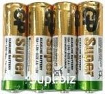 Батарейки GP SUPER пальчик AA Артикул: RA-1410