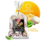 Мясные гнезда с сыром и грибами