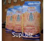Мука пшеничная высшего сорта и подсолнечное масло рафинированное