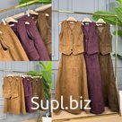 Элегантные костюмы из замши