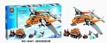 Конструктор BELA 10441 Полиция Арктический самолет 391 дет. 41Х6х28см
