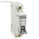 Выключатель автоматический IEK GENERICA ВА47-29, 1п, 40 А, 4.5 кА, хар-ка С
