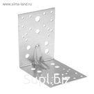 Уголок крепежный усиленный ТУНДРА krep, 130×130×100×2 мм