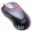 Delux Мышь  &quot;DLM-500&quot; опт., 800dpi, USB+PS 2 2 кн+скролл , синяя