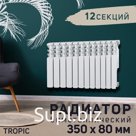 Радиатор Tropic 350x80 мм биметаллический, 12 секций
