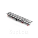 Трап MCH CH 850 S, d=40 мм, линейный, 850х60х1,5 мм, мокрый и сухой затвор, боковой слив