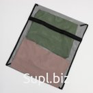 Мешок для стирки Доляна, крупная сетка, 50×60 см, чёрный